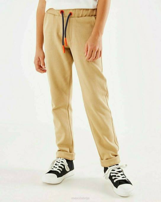 bēšs 42PB912 zēni Mexx struktūra jogger pantalon smiltis