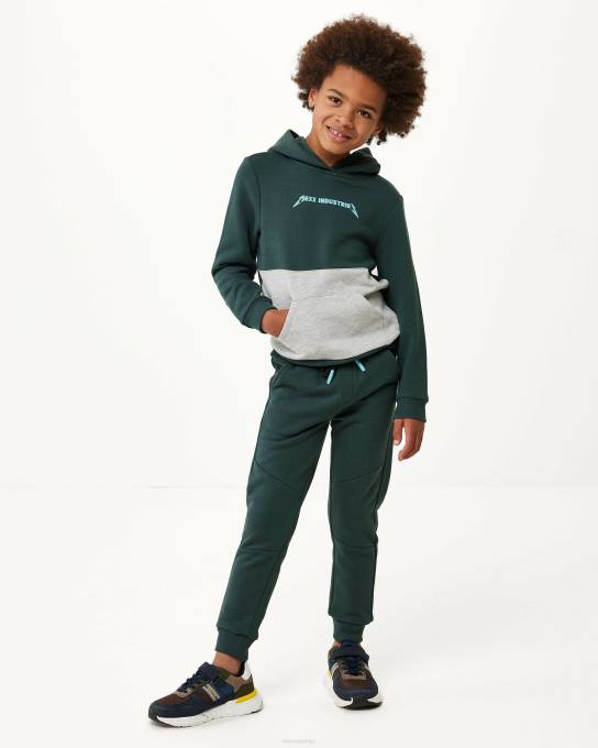 zaļš 42PB948 zēni Mexx colorblock hoody tumšs