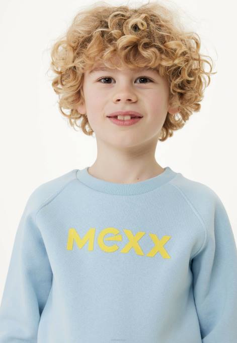 zils 42PB888 zēni Mexx apkalpes kakla džemperis mākslas darbu gaismas