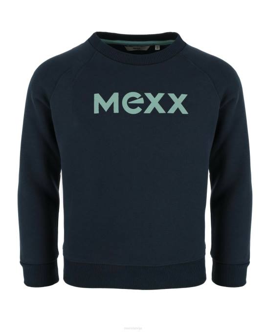 zils 42PB915 zēni Mexx apkalpes kakla džemperis navy