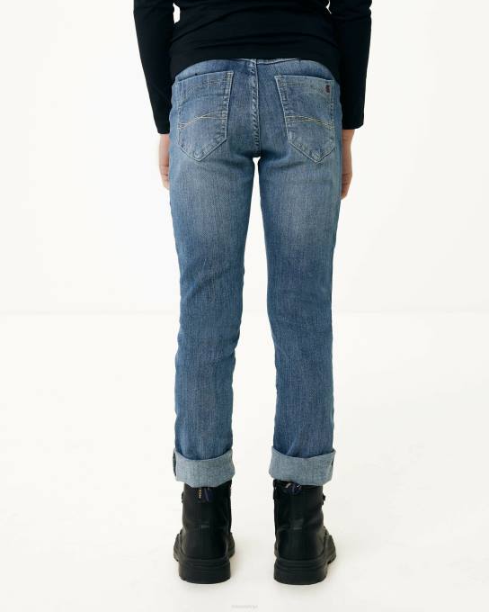 vintage 42PB782 meitenes Mexx juno mid waist/slim leg džinsi gaiši