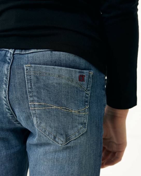 vintage 42PB782 meitenes Mexx juno mid waist/slim leg džinsi gaiši