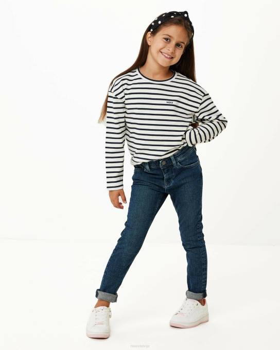 zils 42PB781 meitenes Mexx juno mid waist/slim leg džinsi tumši
