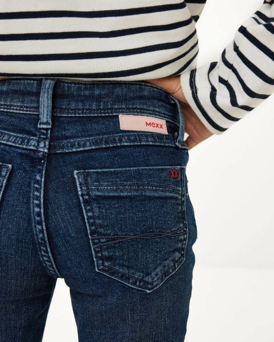 zils 42PB781 meitenes Mexx juno mid waist/slim leg džinsi tumši