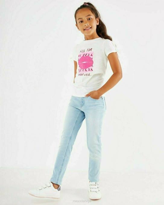 zils 42PB845 meitenes Mexx juno mid waist/slim leg džinsi sky