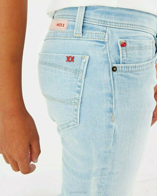 zils 42PB845 meitenes Mexx juno mid waist/slim leg džinsi sky