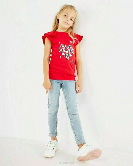 zils 42PB851 meitenes Mexx nikkie skinny leg džinsi jegging gaiši zilā krāsā