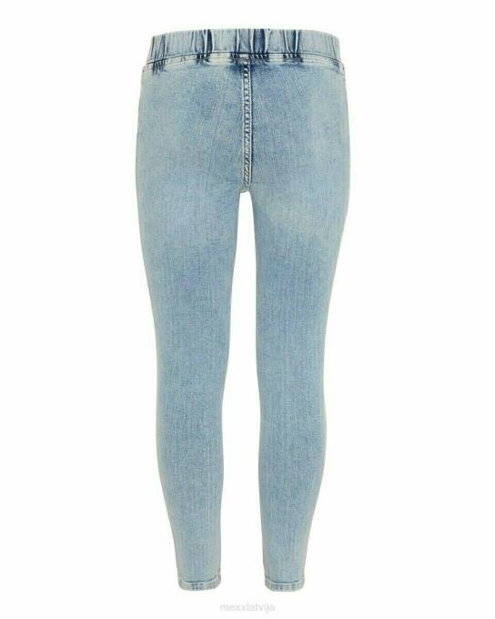 zils 42PB851 meitenes Mexx nikkie skinny leg džinsi jegging gaiši zilā krāsā