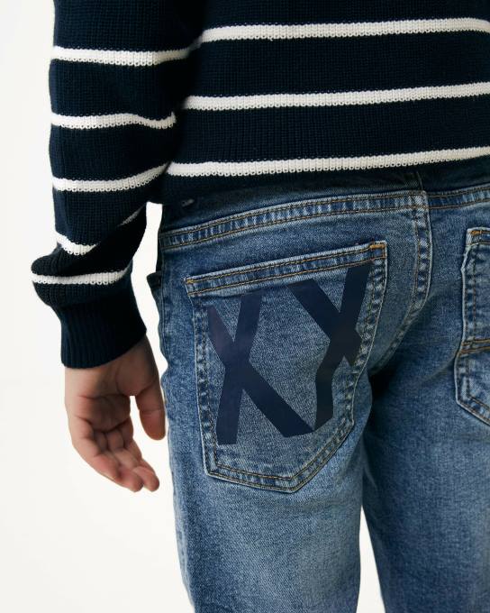 zils 42PB932 zēni Mexx jess regulāri viduklis/taisnas kājas džinsi vintage