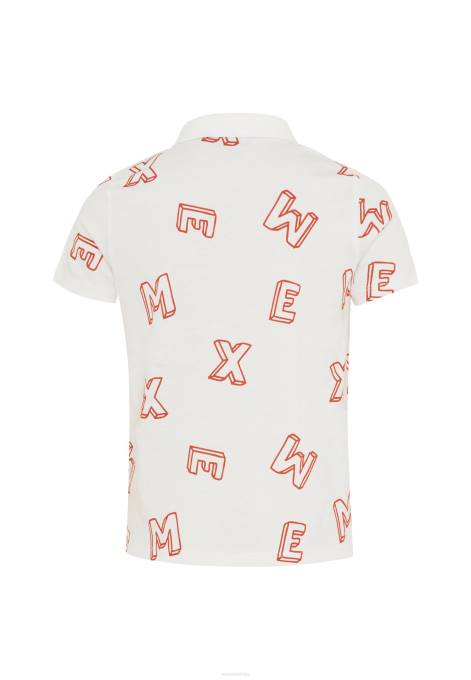 apelsīns 42PB901 zēni Mexx polo apdruka gandrīz balta