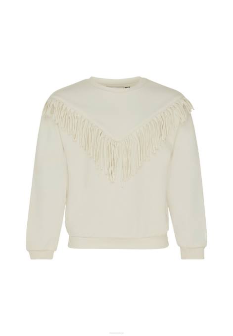 bēšs 42PB819 meitenes Mexx crewneck džemperis ekru
