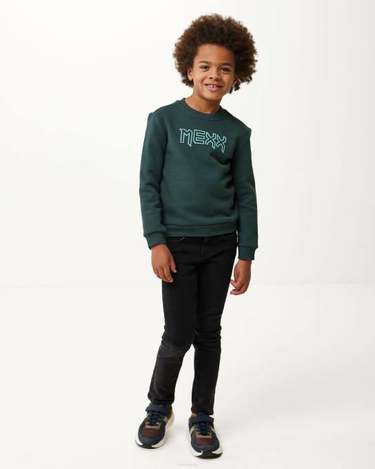 zaļš 42PB943 zēni Mexx crewneck logo pārvadātājs tumšs