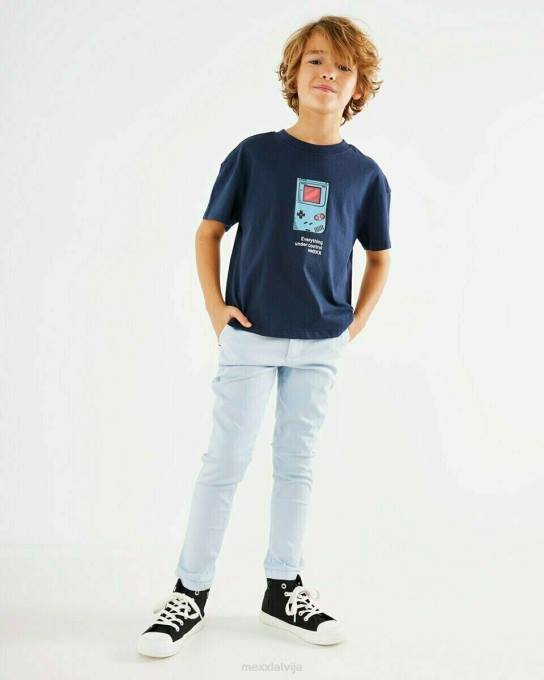 zils 42PB973 zēni Mexx mākslas darbs t-krekls navy