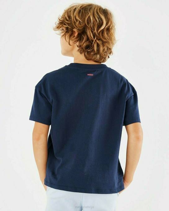 zils 42PB973 zēni Mexx mākslas darbs t-krekls navy