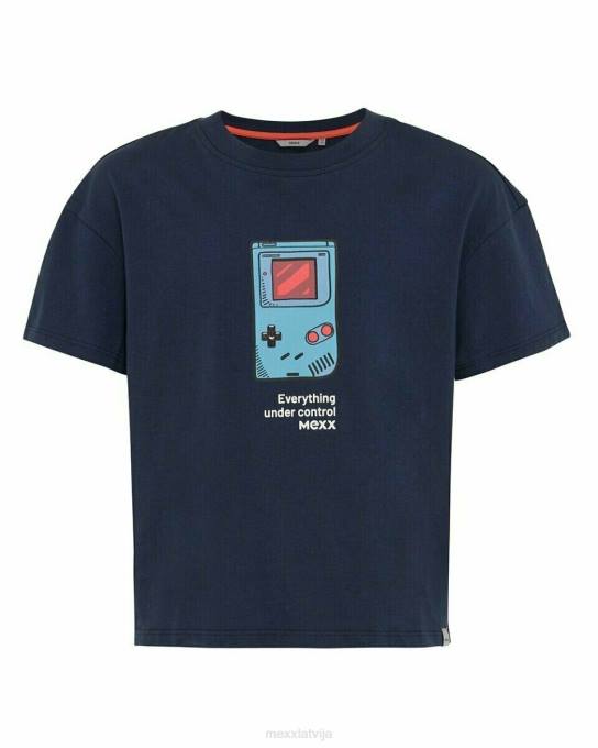 zils 42PB973 zēni Mexx mākslas darbs t-krekls navy