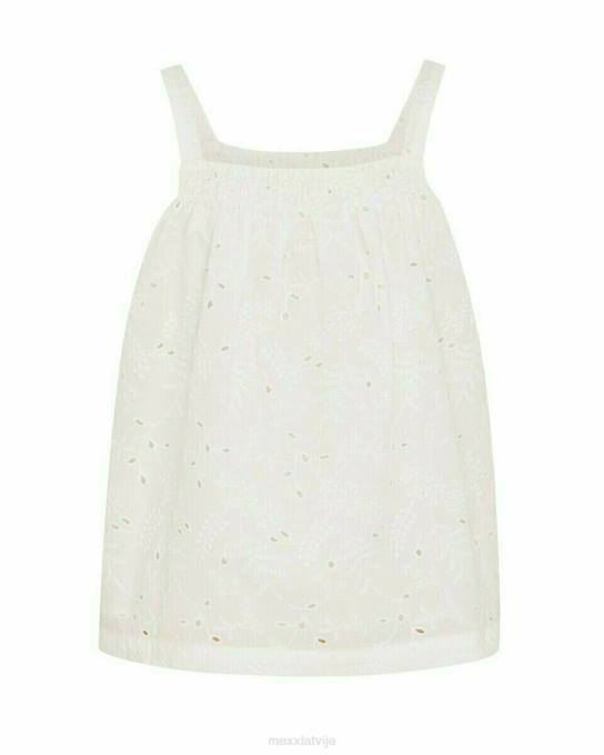 balts 42PB864 meitenes Mexx broidry top of off balts