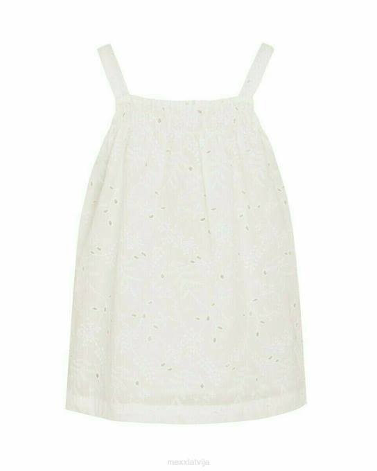 balts 42PB864 meitenes Mexx broidry top of off balts