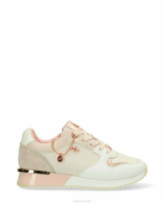 rozā 42PB995 meitenes Mexx kedas fleur mini bēšs/rozā
