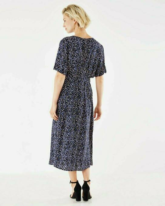 zils 42PB192 sievietes Mexx midi kleita navy
