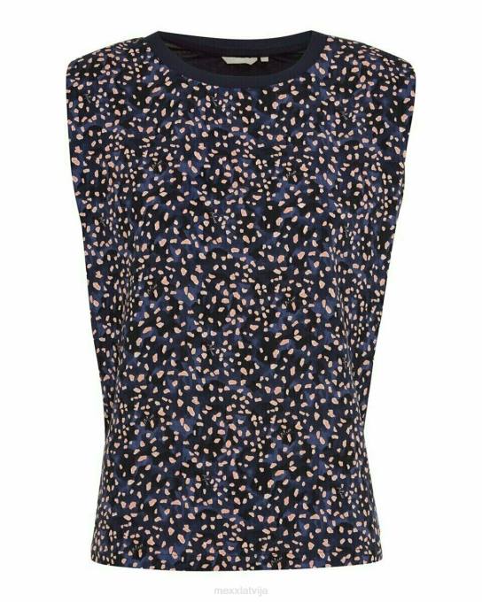 zils 42PB165 sievietes Mexx top print navy