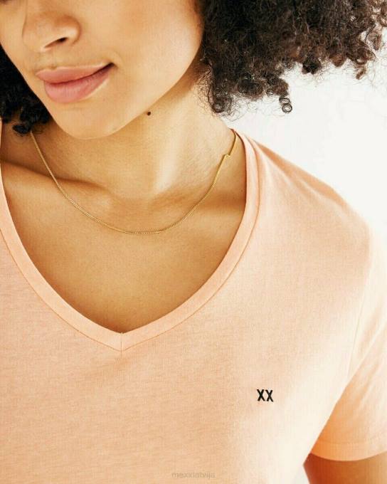 apelsīns 42PB166 sievietes Mexx femmie t-krekls koraļļu