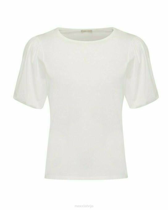 balts 42PB120 sievietes Mexx puff piedurkņu tops