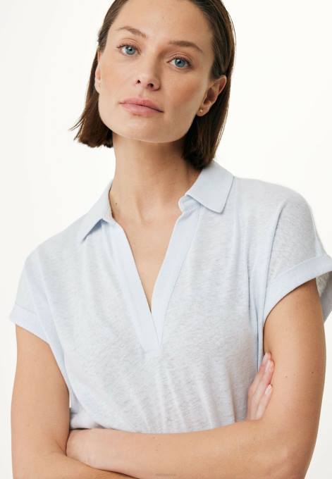 zils 42PB132 sievietes Mexx īsu piedurkņu polo tee baby