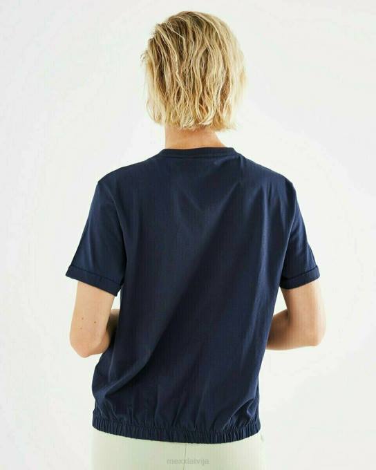 zils 42PB408 sievietes Mexx crewneck T-krekls navy