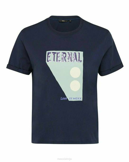 zils 42PB408 sievietes Mexx crewneck T-krekls navy
