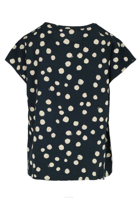 zils 42PB66 sievietes Mexx top visā drukātā navy