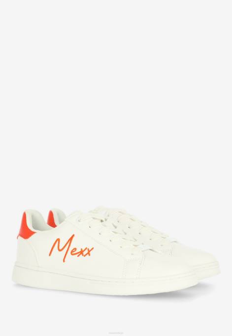 apelsīns 42PB353 sievietes Mexx sneaker glib balta