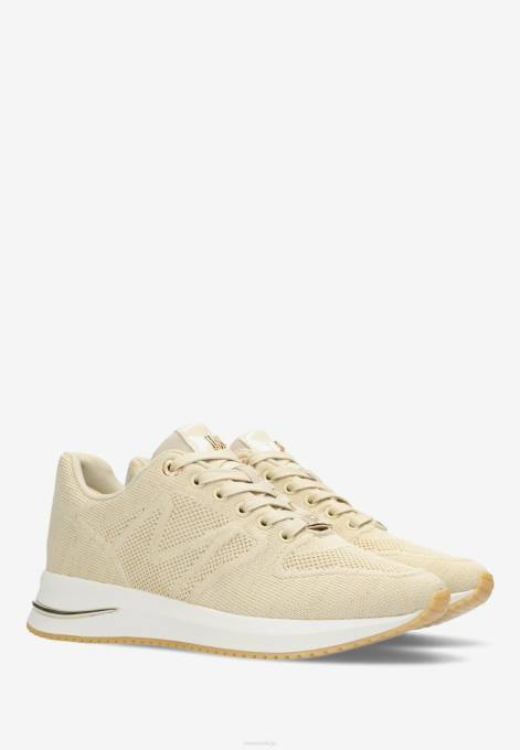 bēšs 42PB296 sievietes Mexx sneaker leentje smiltis