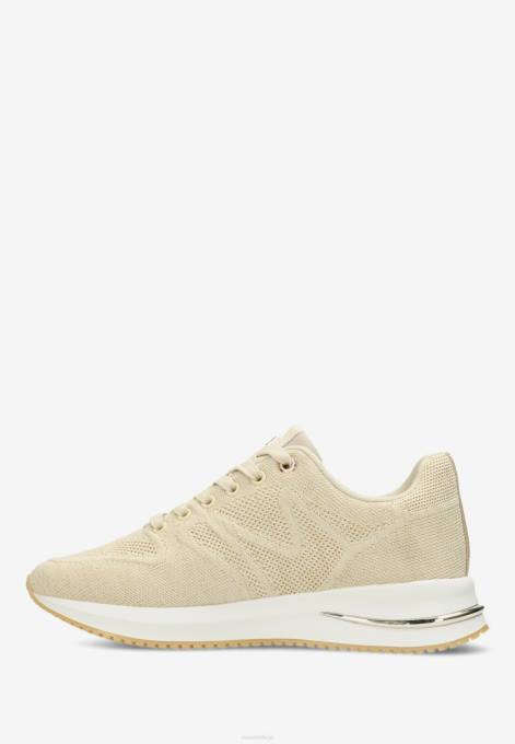 bēšs 42PB296 sievietes Mexx sneaker leentje smiltis