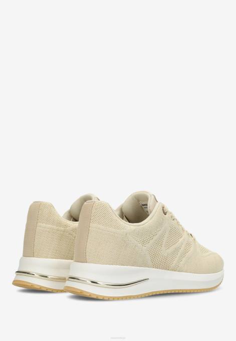 bēšs 42PB296 sievietes Mexx sneaker leentje smiltis