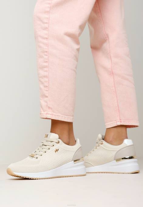bēšs 42PB317 sievietes Mexx sneaker stikla smiltis