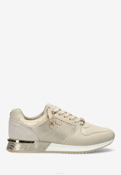 bēšs 42PB329 sievietes Mexx sneaker fleur smiltis
