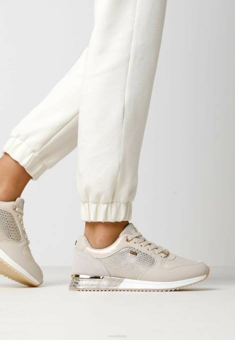 bēšs 42PB329 sievietes Mexx sneaker fleur smiltis