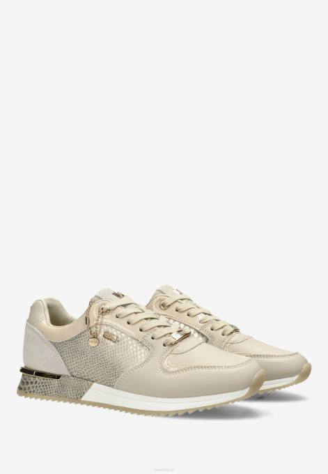 bēšs 42PB329 sievietes Mexx sneaker fleur smiltis