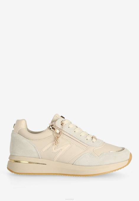 bēšs 42PB335 sievietes Mexx sneaker lenthe smiltis