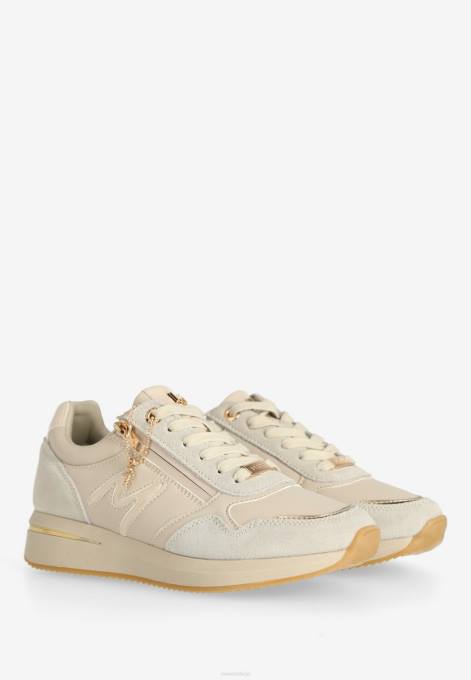 bēšs 42PB335 sievietes Mexx sneaker lenthe smiltis