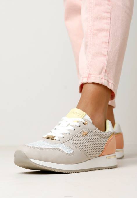 bēšs 42PB356 sievietes Mexx sneaker linn smiltis