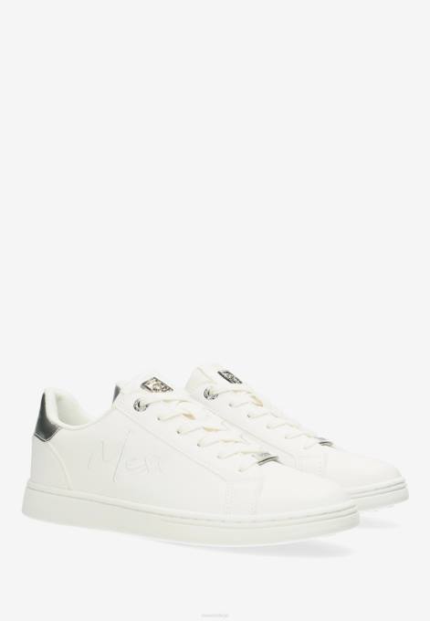balts 42PB305 sievietes Mexx sneaker glib/sudrabs