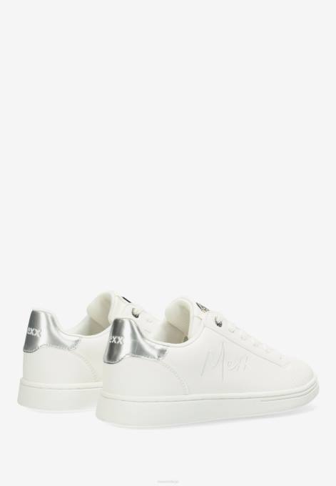 balts 42PB305 sievietes Mexx sneaker glib/sudrabs
