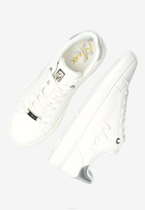 balts 42PB305 sievietes Mexx sneaker glib/sudrabs