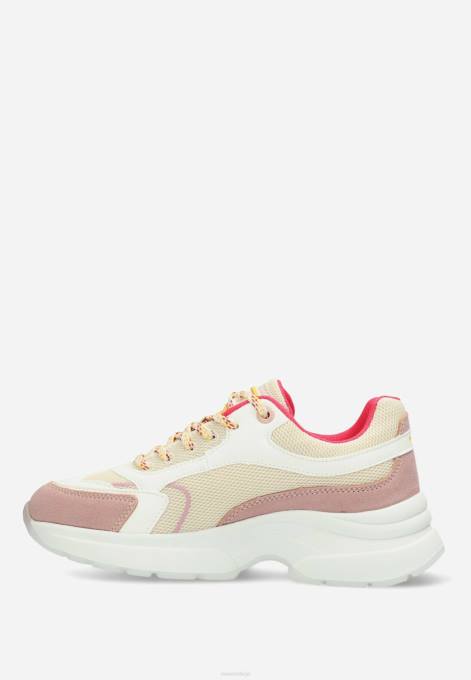 rozā 42PB260 sievietes Mexx sneaker loyce bēšs