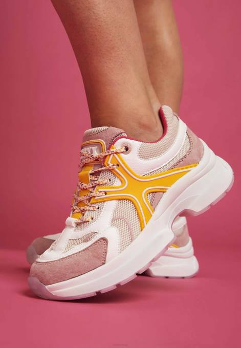 rozā 42PB260 sievietes Mexx sneaker loyce bēšs