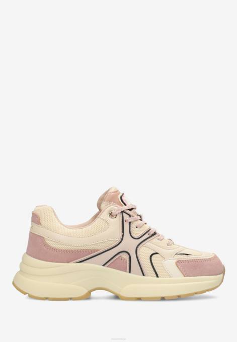 rozā 42PB281 sievietes Mexx sneaker loyce bēšs