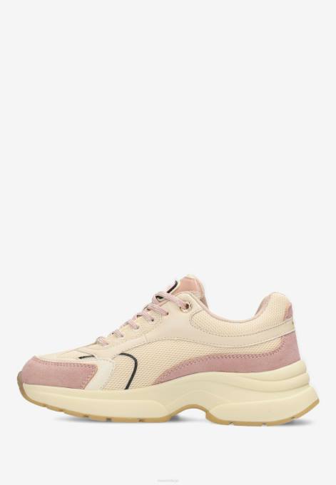rozā 42PB281 sievietes Mexx sneaker loyce bēšs