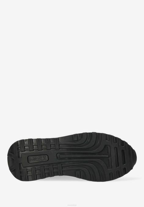 schwarz 42PB348 sievietes Mexx sneaker juju- dzirksti melns/zelts