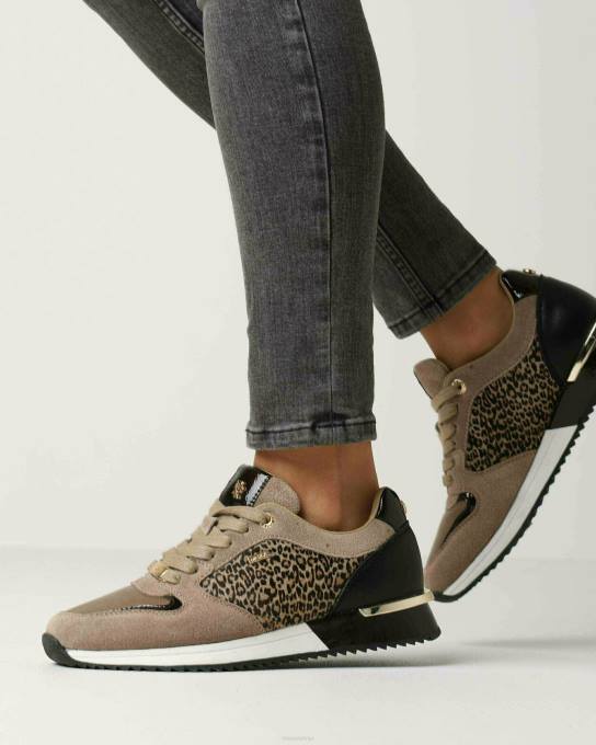 taupe 42PB360 sievietes Mexx sneaker fleur